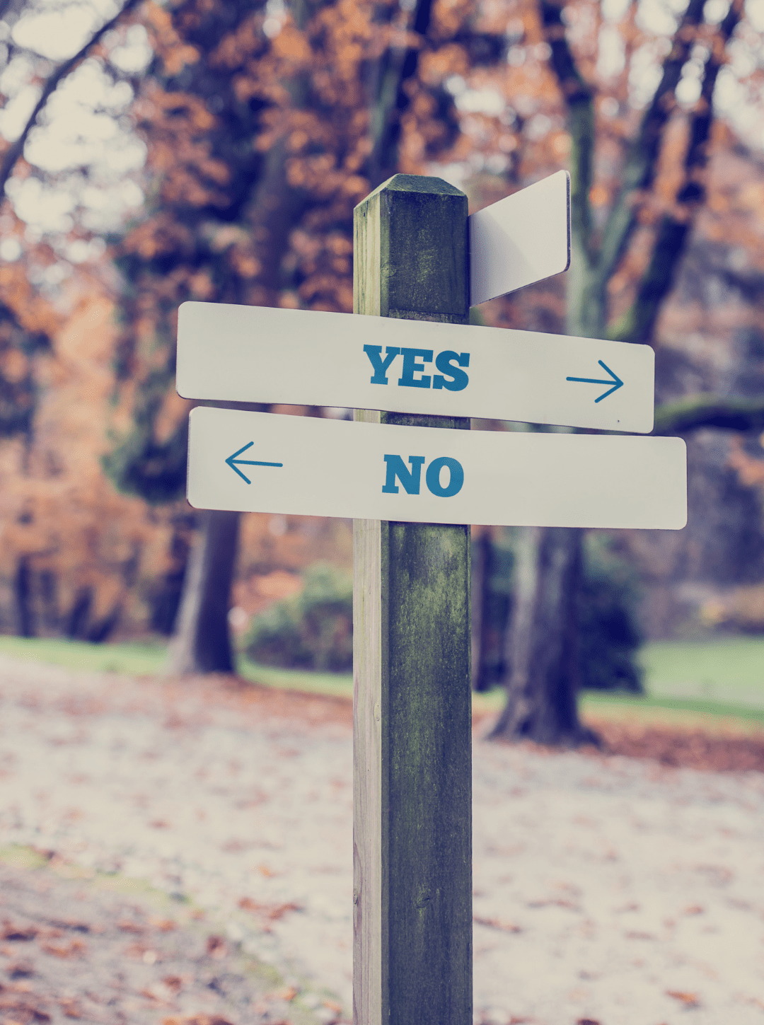 Why saying ’No’ is just as important as saying ‘Yes’